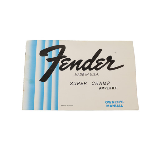 Vintage Fender Super Champ 18W 1x10 Tube Combo Amp 1982
