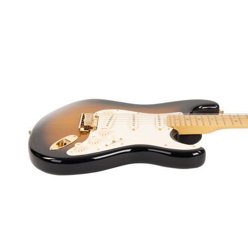 Used Fender 50th Anniversary American Deluxe Stratocaster Two-Tone Sunburst 2004
