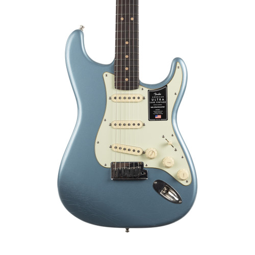 Fender American Ultra Luxe Vintage '60s Stratocaster Rosewood - Ice Blue Metallic