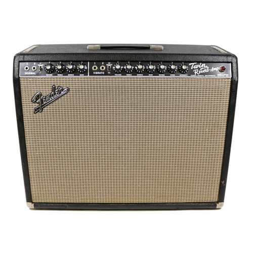 Vintage Fender Twin Reverb 85W 2x12 Tube Combo Amp 1965