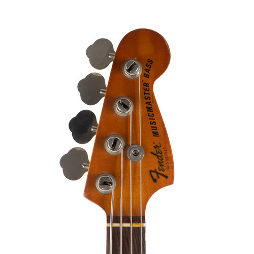 Vintage Fender Musicmaster Bass Black 1979