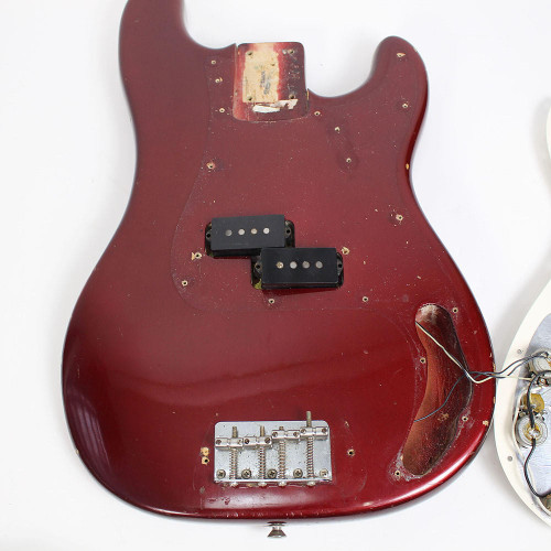 【値下げ中】Fender Precision Bass レッド Fender Player Plus Active Precision Bass - Fiesta Red with Maple