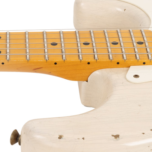 Used Fender Custom Shop 1957 Stratocaster Relic Aged White Blonde 2022