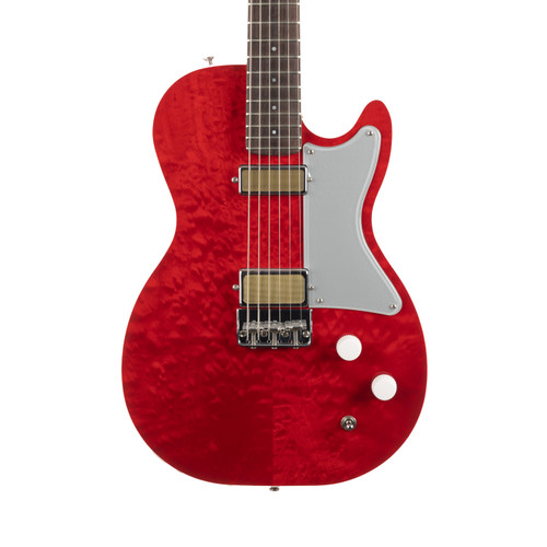 Harmony Jupiter Factory Special Thinline Quilted Maple - Transparent Red
