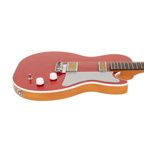 Harmony Jupiter Factory Special Thinline Quilted Maple - Transparent Red