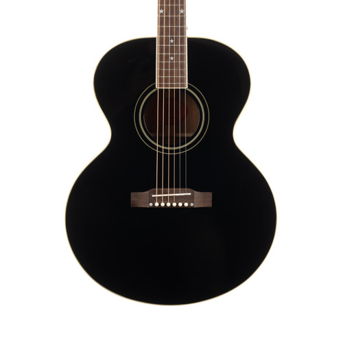Used Epiphone J-180 LS Jumbo Ebony 2024 #2