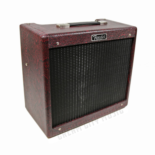 Fender Limited Edition Blues Junior IV 15W 1x12 Tube Combo Amp - Red Snakeskin