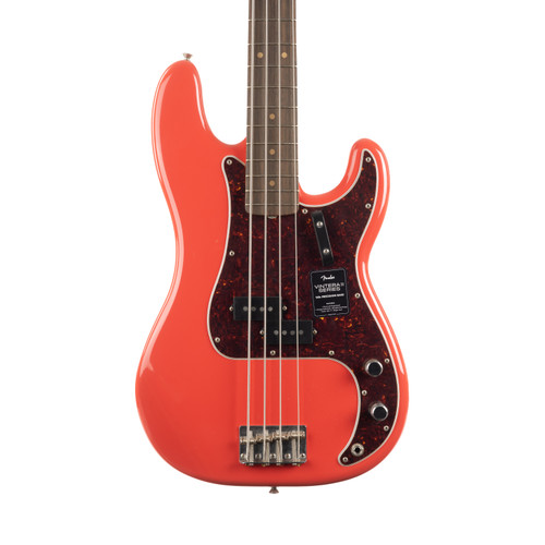 Fender Vintera II Road Worn '60s Precision Bass Rosewood - Fiesta Red