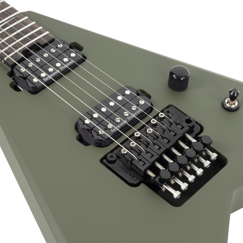 Jackson American Series Rhoads RR24 Ebony - Matte Army Drab