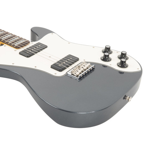 Used Fender Chris Shiflett Cleaver Telecaster Deluxe Rosewood - Charcoal Metallic