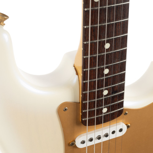 Used Fender ST-80SPL Stratocaster White Pearlescent 2002