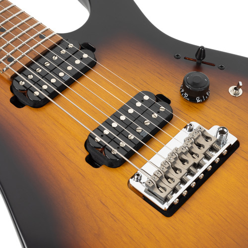 Used Ibanez Prestige AZ24027 7-String Tri Fade Burst Flat 2024