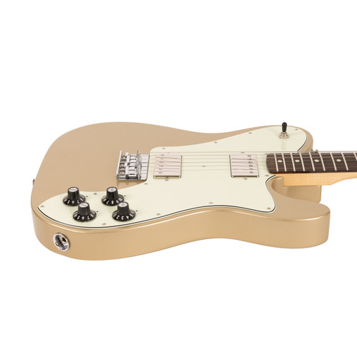 Used Fender Chris Shiflett Telecaster Deluxe Rosewood - Shoreline Gold