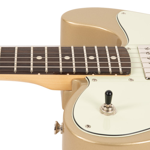 Used Fender Chris Shiflett Telecaster Deluxe Rosewood - Shoreline Gold