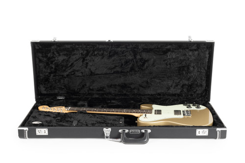 Used Fender Chris Shiflett Telecaster Deluxe Rosewood - Shoreline Gold