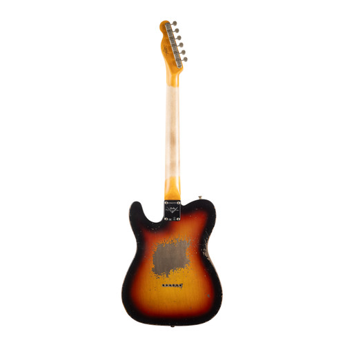 Fender Custom Shop 1961 Telecaster Heavy Relic - Faded Bleached 3-Color Sunburst