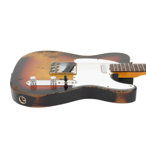 Fender Custom Shop 1961 Telecaster Heavy Relic - Faded Bleached 3-Color Sunburst