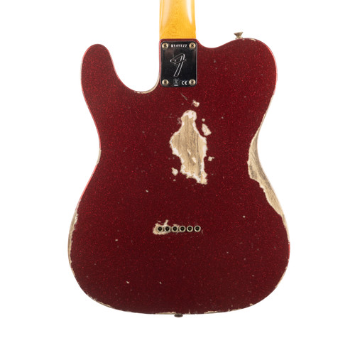 Fender Custom Shop 1970s Tele Custom Heavy Relic - Red Sparkle