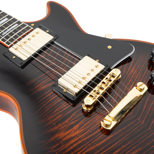 Gibson Custom Shop Les Paul Custom Figured - Orange Widow Burst