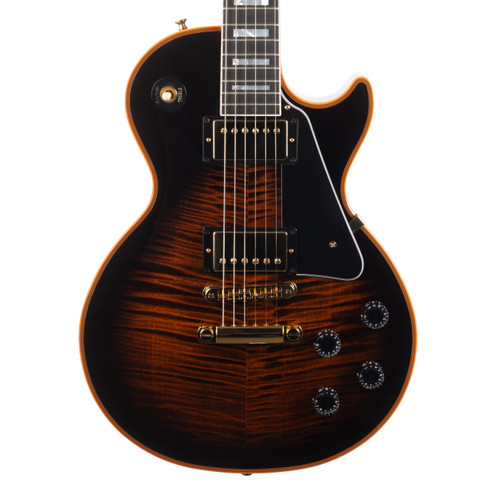 Gibson Custom Shop Les Paul Custom Figured - Orange Widow Burst