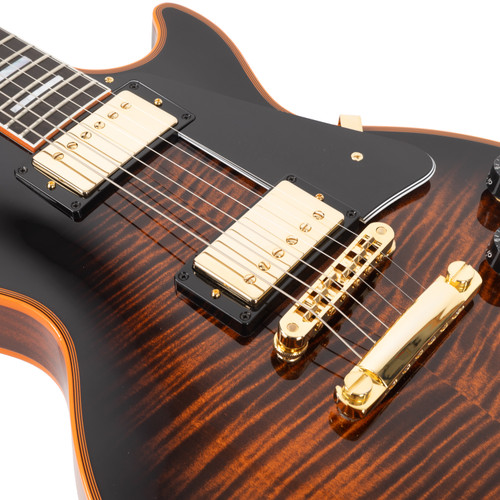 Gibson Custom Shop Les Paul Custom Figured - Orange Widow Burst