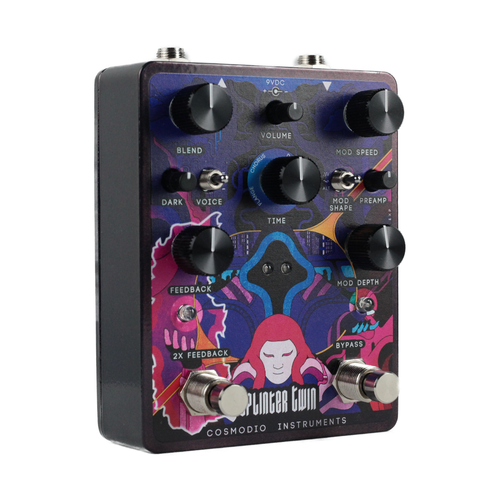 Cosmodio Splinter Twin Time Modulation Workstation Delay Pedal