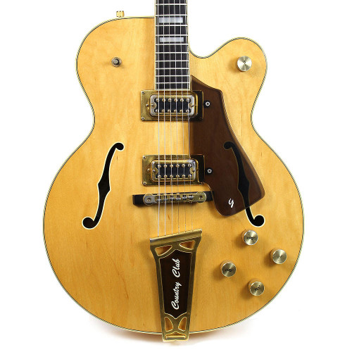 Vintage 1979 Gretsch Country Club Model 7576 Electric Guitar Natural Finish