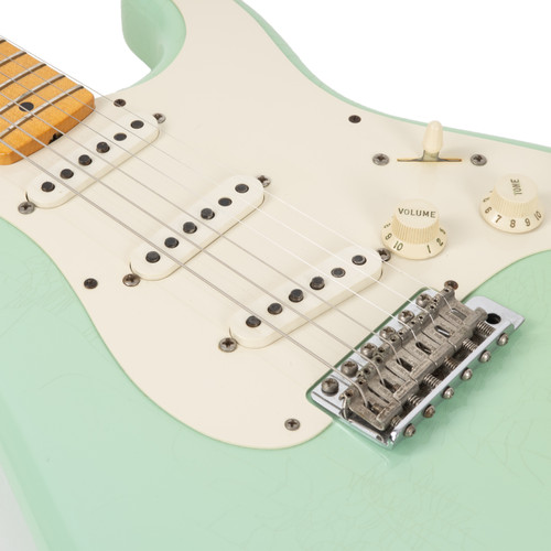 Used Fender Custom Shop Total Tone 1957 Stratocaster Surf Green 2013