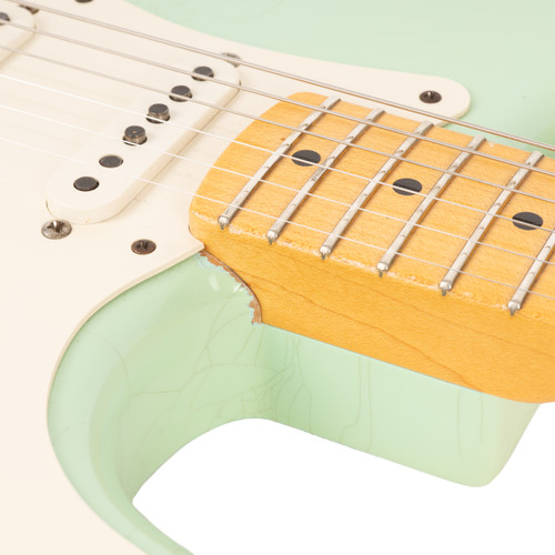 Used Fender Custom Shop Total Tone 1957 Stratocaster Surf Green 2013