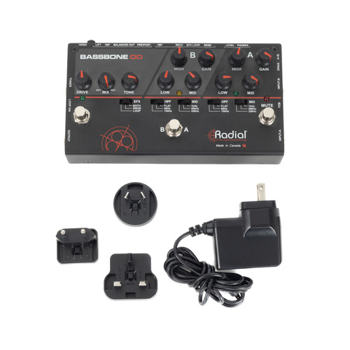 Used Radial Engineering Bassbone OD Bass Preamp Overdrive Pedal