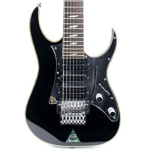 Used Ibanez Universe UV-777BK Electric Guitar in Black Finish