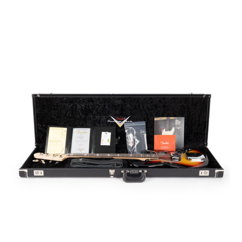 Fender Custom Shop 1966 Jazz Bass NOS - 3 Tone Sunburst