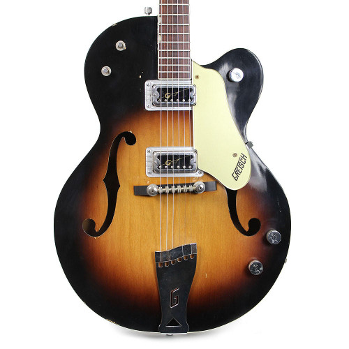 Vintage 1964 Gretsch 6117 Double Anniversary Electric Guitar Sunburst Finish