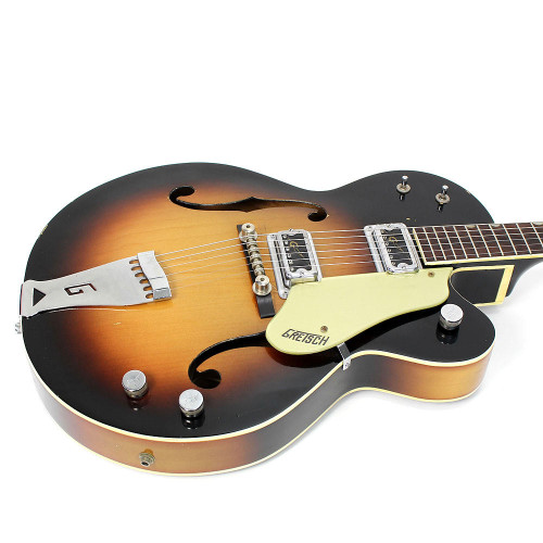 Vintage 1964 Gretsch 6117 Double Anniversary Electric Guitar Sunburst Finish