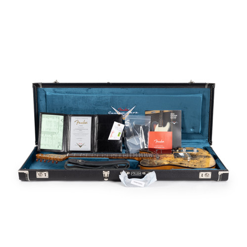 Fender Custom Shop Artisan Buckeye Double Esquire NOS - Aged Natural