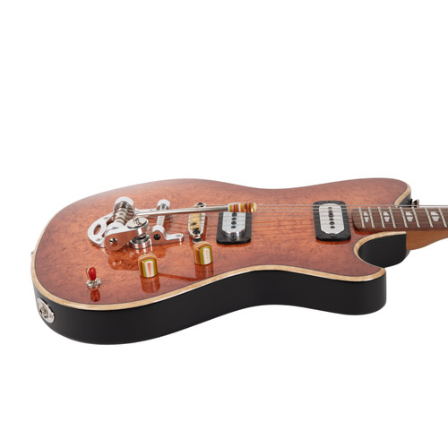 Powers Electric A-Type Select Birdseye Maple FF42 CamTail B302 - Cosmo Orange