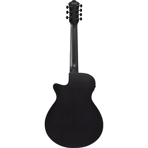 Used Ibanez AEG721 7 String Acoustic-Electric - Black Out