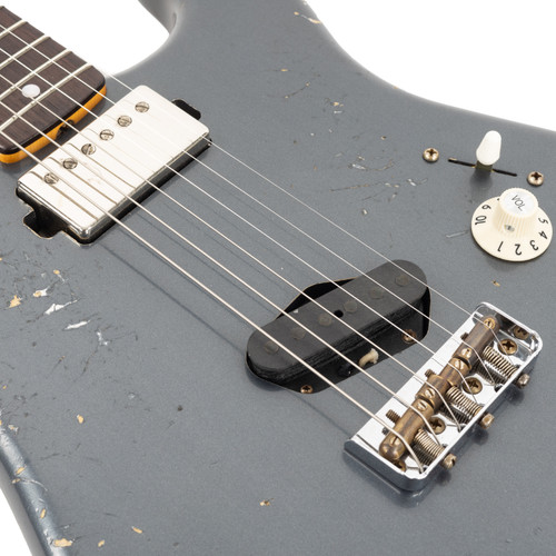 Used Fender Custom Shop Stratocaster SH Heavy Relic - Aged Charcoal Frost Metallic