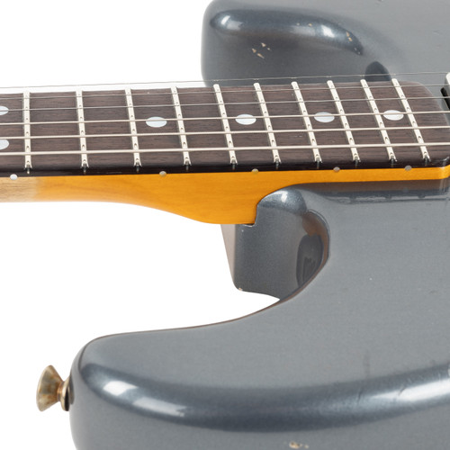 Used Fender Custom Shop Stratocaster SH Heavy Relic - Aged Charcoal Frost Metallic