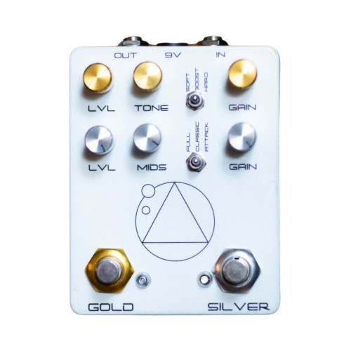 Used Substation Onyx Opaque Drive Dual Overdrive Pedal - White