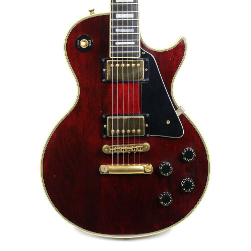 Vintage 1979 Gibson Les Paul Custom Electric Guitar Wine Red Finish