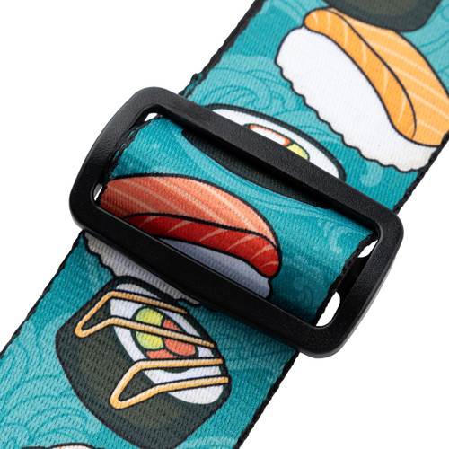 Levy's Tasty Grooves Guitar Strap - Teal Sushi Roll