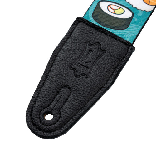 Levy's Tasty Grooves Guitar Strap - Teal Sushi Roll