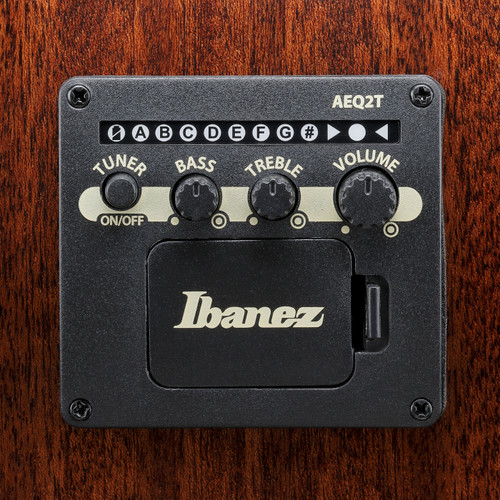 Ibanez AEWC16Q Acoustic Electric - Trans Black Sunburst