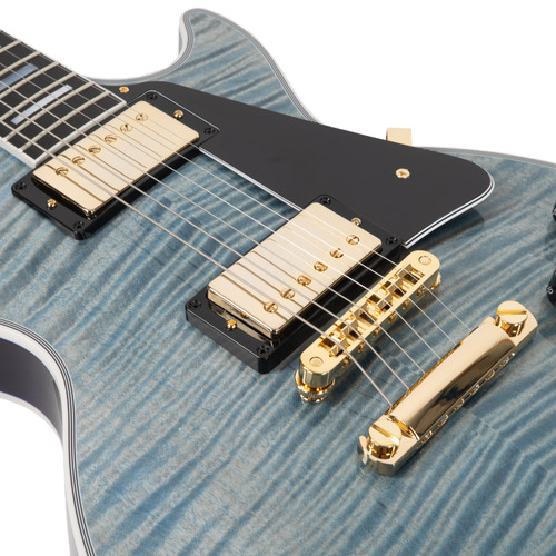 Gibson Custom Les Paul Custom AAAA Flame Maple Top - Ocean Blue