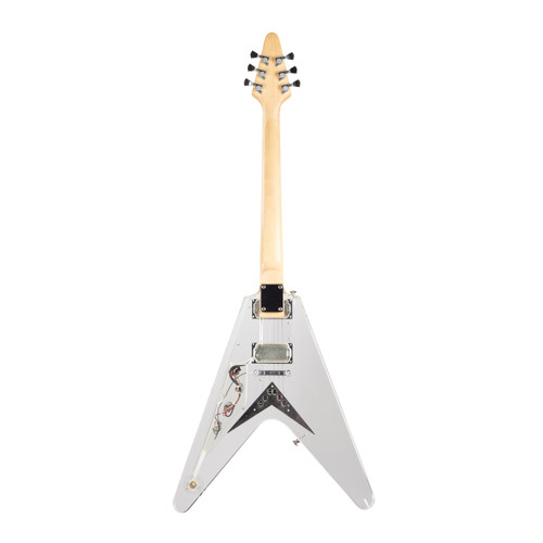 Used Juno Flying V Clear Acrylic Polymer Lucite