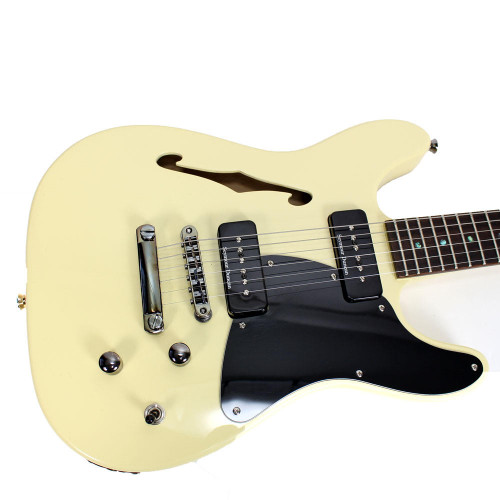2004 Fender TC-90 Semi Hollow Body Thinline Electric Guitar in Vintage White Finish