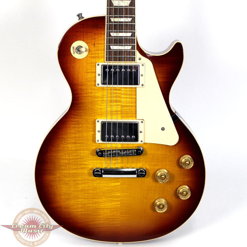 2012 Gibson Les Paul Traditional Plus Electric Guitar in Ice Tea