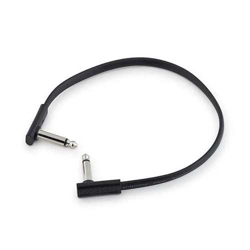 RockBoard Flat Patch Cable 30cm / 11.81" Black