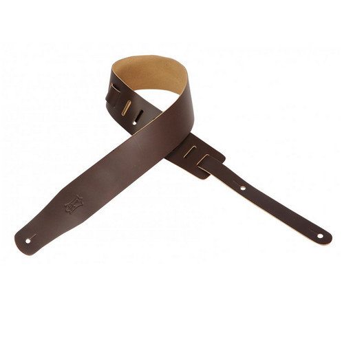 Levy's Leather Guitar Strap 2 1/2" Dark Brown